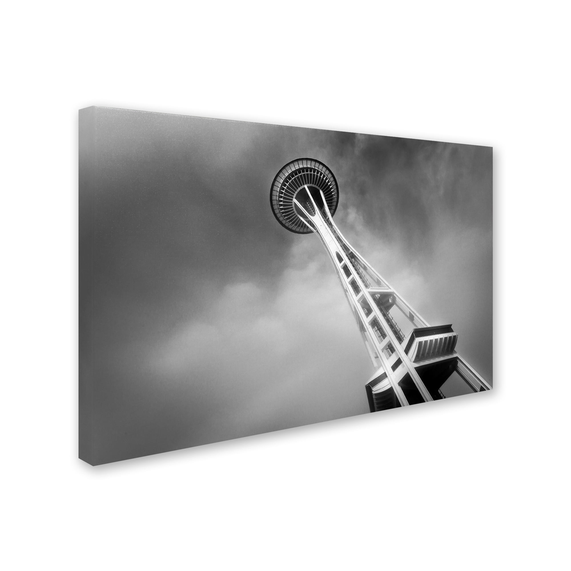 Trademark Fine Art "Seattle's Space Needle" Canvas Art by Yale Gurney