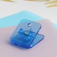 thumbnail image 5 of 10Pcs Square Paper Clip Acrylic Paper Clamps File Organiser Clip for Craft Food Bag Document Receipt Photo Organization Yellow, 5 of 5