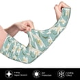 thumbnail image 2 of Ocsxa Lilies Flowers Print Unisex UV Sun Protection Arm Sleeves,UPF 50 Cooling Sports Sleeve Compressio Golf Basketball Arm Sleeves Cycling Sleeves 1 Pair, 2 of 7