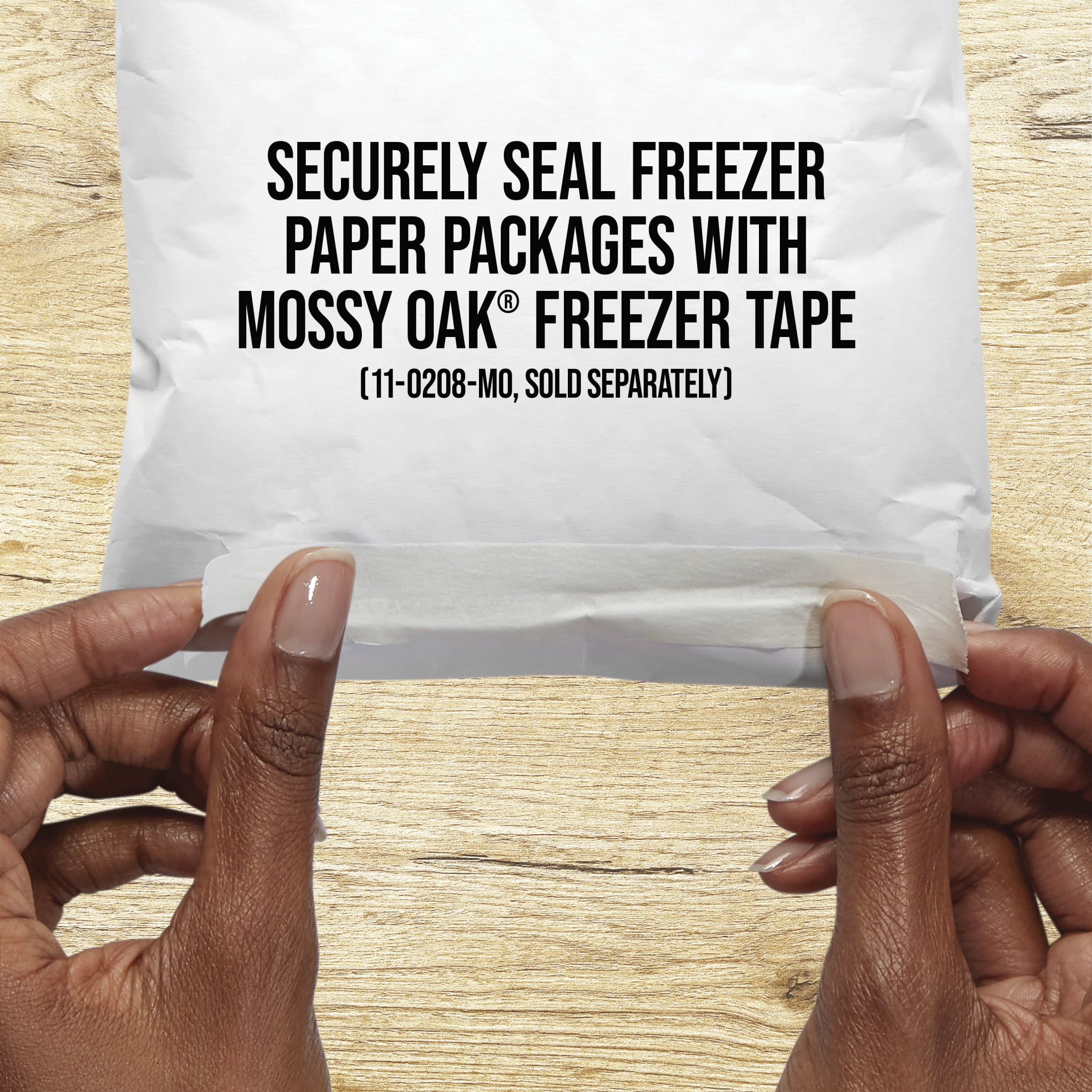 Mossy Oak Heavy-Duty Coated Freezer Paper, 15 in. x 150 ft, Dispenser Box with Built-in Cutter