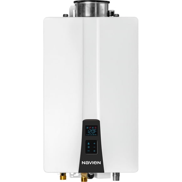Calentador Instantaneo Navien 22 L. Gas Natural, Acero Inox. blanco Estándar