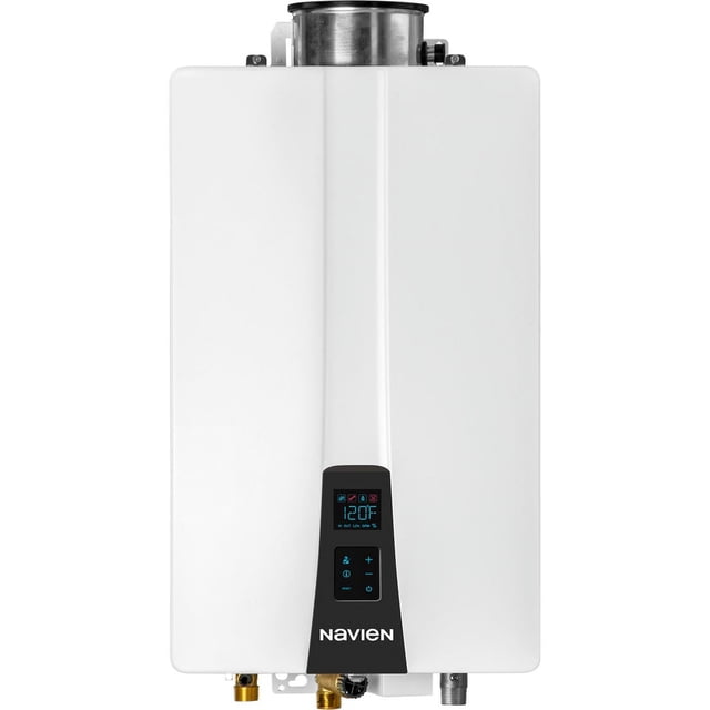 Calentador Instantaneo Navien 22 L. Gas Natural, Acero Inox. blanco Estándar