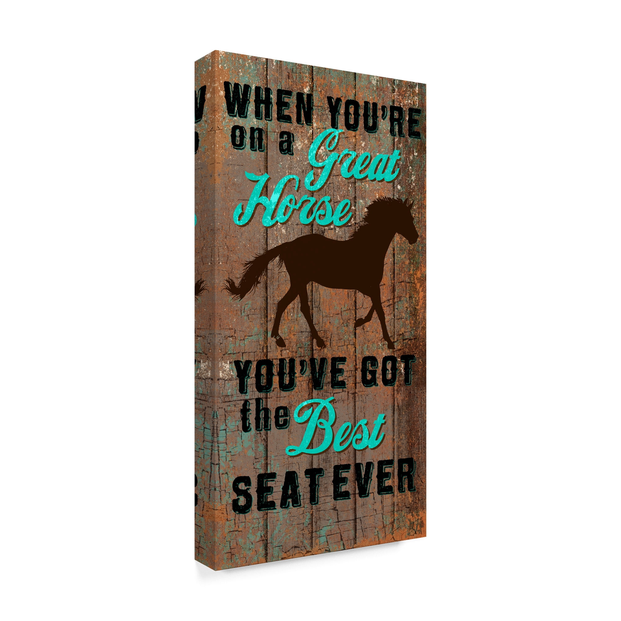 Trademark Fine Art 'Best Horse' Canvas Art by Art Licensing Studio
