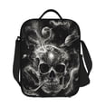 thumbnail image 7 of Cosmic Skull Halloween Lunch Bag Insulated Thermal Lunch Box with Shoulder Strap & Handle for Women and Men, 7 of 7