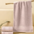 thumbnail image 6 of Large Cotton Bath Towel | 34x73 cm Oversized Sports Towel | Thick & Absorbent for Men & Women | Quick Dry Soft Bath Towels | 1 Piece, 6 of 6