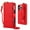 Red, variant on Decase Crossbody Wallet Case for iPhone 15 Pro Max RFID Blocking Card Holder Soft PU Leather Adjustable Shoulder Strap Zipper Pocket Metal Buckle Wristband Phone Case for iPhone 15 Pro Max,Deep Purple