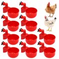 thumbnail image 2 of Kit de bebedero automático para pollos, comedero para aves de corral, comedero para polluelos, patos, gansos y pavos, 2 of 5