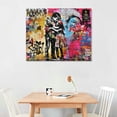 thumbnail image 2 of Orinice Graffiti Art Fine Art Aesthetic Poster & Print Wall Painting for Home Decor Canvas Living Room Bedroom Office Wall Decor 16x12in, 2 of 6
