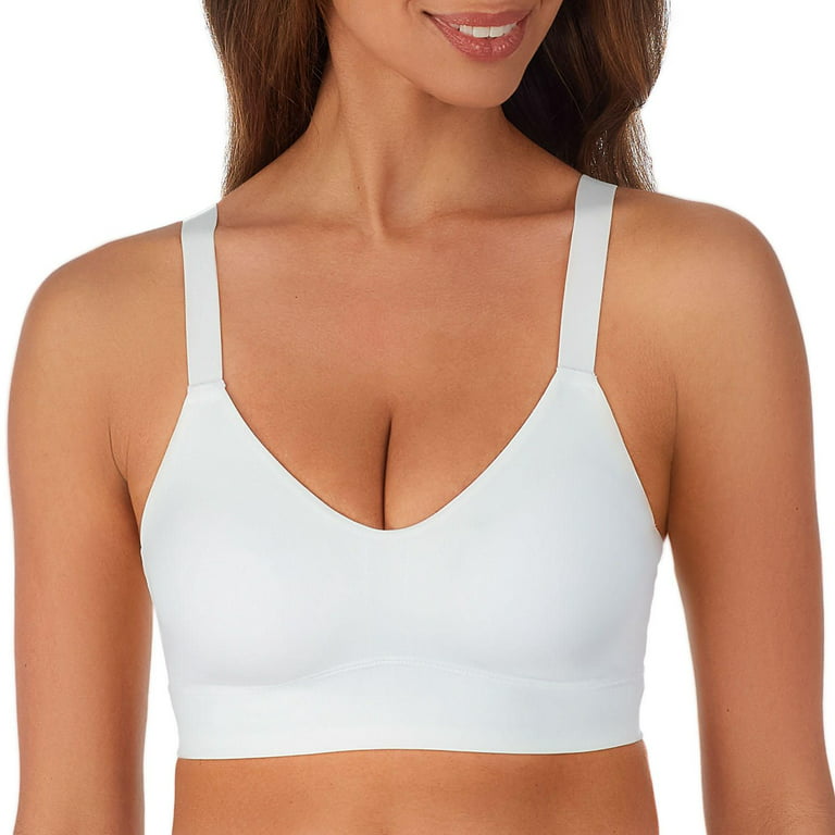 Pretty Polly Women's Eco-Wear Seamfree Soft Comfort Bra, White (White),  Extra Large (US 14-18) at  Women's Clothing store