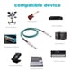 thumbnail image 4 of 2X Cable para Instrumentos de Guitarra Cable para Guitarra Eléctrica Cable de Conexión con Conector Mono de 6,35 mm para Dispositivo de Audio de , 3 Metros, 4 of 7
