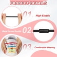 thumbnail image 3 of Uxcell No Tie Shoelaces Tieless Elastic Shoe Laces Replacement with 2 Metal Locks Buckles Fit for Sneakers Canvas Shoes Black, 3 of 7