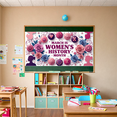 thumbnail image 6 of LUUFILx Women's History Month Celebration Banner Backdrop Decoration March Party Event Wall Background Supplies Photography Props, 6 of 8