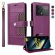 thumbnail image 1 of FOXDOCK Funda tipo Cartera para Xiaomi POCO F6 Pro 5G – Cubierta de Cuero PU con Múltiples Ranuras, Bolsillo para Efectivo y Correa de Muñeca, 1 of 6