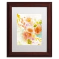 thumbnail image 3 of Trademark Fine Art "Orange Reflection" Canvas Art by Sheila Golden, White Matte, Black Frame, 3 of 4