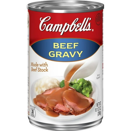 (3 Pack) Campbell's Gravy, Beef, 10.5 oz. Can (Best Roast Beef Gravy)