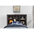 thumbnail image 5 of Hillsdale Highlands Wood Twin Bookcase Headboard and Stand in Driftwood, 5 of 5