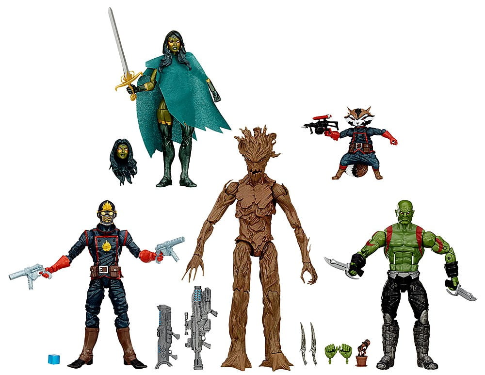 Guardians of The Galaxy Marvel Legends Series Action Figures 5pk Hasbro 2016 for sale online 