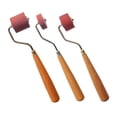 thumbnail image 3 of Juego de rodillos de goma dura de 3 piezas, bolígrafo Roller, accesorios para proyectos DIY, herramientas de impresión, rodillo de vinilo para pegar t, 3 of 8