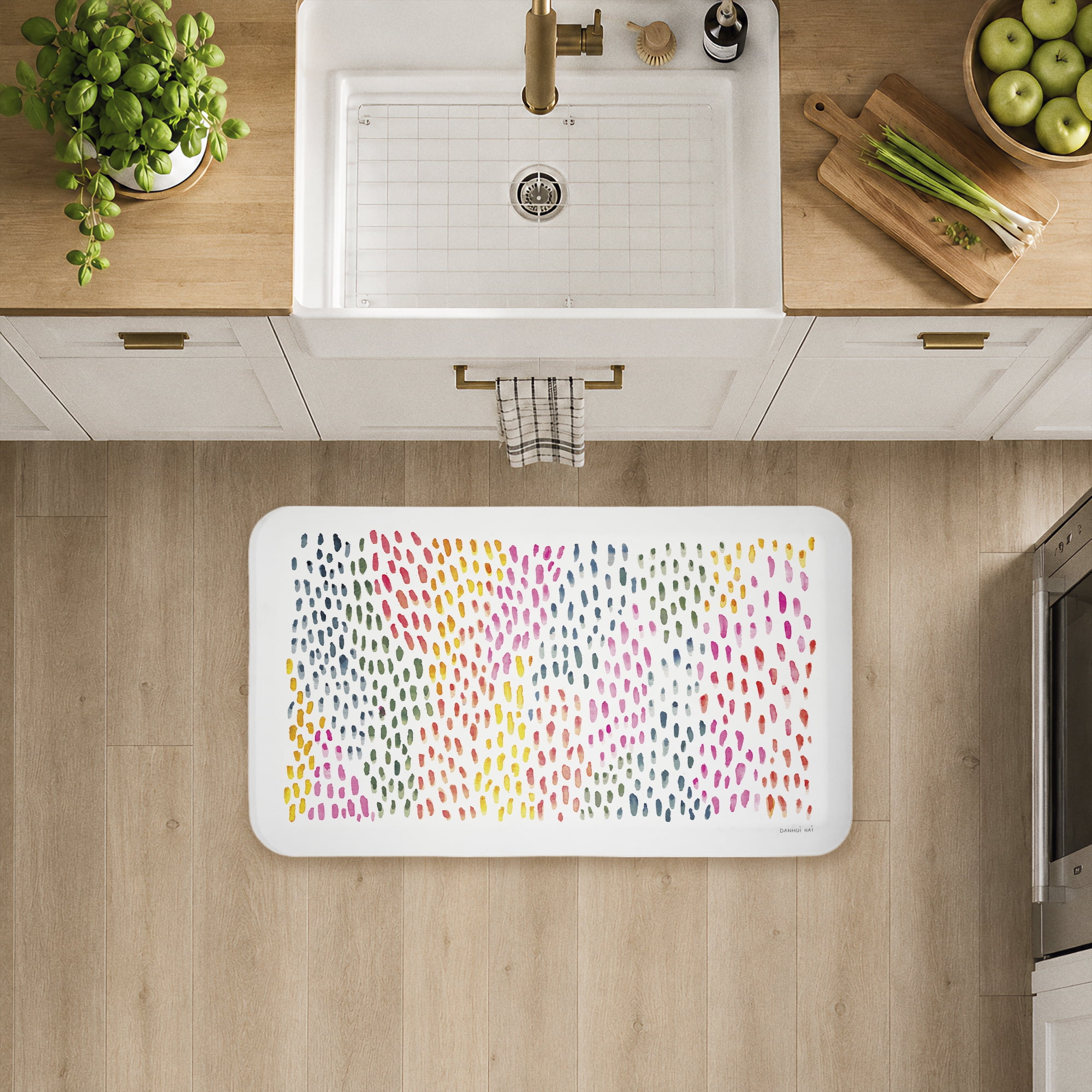 Stupell Industries Fullness Of Dots Printed Anti-Fatigue Floor Mat, design by Danhui Nai