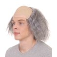 thumbnail image 5 of HPO Adult Old Men’s Bald Grey Costume Wig, Perfect for Cosplay&Halloween Wigs, Made Synthetic Fiber, 5 of 5