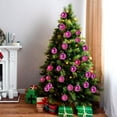 thumbnail image 6 of Christmas Decorations Clearance! 36Pcs Christmas Tree Ornaments Shatterproof Christmas Xmas Tree Balls Bauble Hanging Home Party Ornament Decorations (6CM/2.4'') Hot Pink, 6 of 7