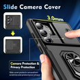 thumbnail image 3 of for Samsung Galaxy S23 Ultra Case with Slide Camera Cover Military Drop Protection Cases Ring Kickstand Magnetic Car Mount Heavy Duty Shockproof Bumper Phone Case for Galaxy S23 Ultra 5G 6.8 Inch, 3 of 14
