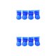 thumbnail image 4 of Zapatos para cachorros Greeniant 4 unids/set botas de lluvia impermeables PU antideslizantes Azul XL, 4 of 5