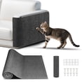 thumbnail image 1 of Tapete para rascar para gatos, autoadhesivo, recortable, protector de muebles para sofá, alfombrilla para rascar gatos, árbol de gato, alfombra de escalada para gatos, 1 of 7