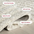 thumbnail image 3 of nuLOOM Gloria Abstract Shag Area Rug, 5' x 7', Oval, Beige, 3 of 15