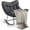 Chaise Lounges | Gray, variant on Outdoor Papasan Rocking Chair, Rattan Egg Rocker with Sturdy Metal Frame for Balcony/Backyard