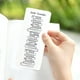 thumbnail image 5 of Reading Log Bookmarks 2025 | Double-Sided Cardstock Reading Trackers | Rate & Record Up to 40 Titles | Durable Reusable Book List Finders | Pack of 6 | Lightweight | 6"x2", 5 of 5