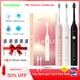 thumbnail image 2 of Cepillo de dientes eléctrico sónico Toothink T001, cepillo blanqueador para el cuidado bucal, recargable, para adultos, potente temporizador inteligente, juego de cabezales reemplazables, 2 of 5