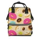 thumbnail image 1 of Disketp Donuts Mochila de Pañales de Gran Capacidad con Múltiples Bolsillos, Mochila de Viaje Multifuncional para Bebé, Unisex, Moderna y Resistente, 1 of 6