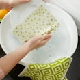 thumbnail image 2 of Avocado & White Swedish Dishcloth (Set of 3), 2 of 3