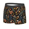thumbnail image 2 of Daiia Autumn Floral Men's Underwear Boxer Briefs, Cotton Stretch Moisture-Wicking Underwear-Large, 2 of 9