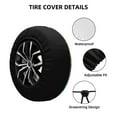 thumbnail image 2 of Sikiie Joyful Animated Bird PVC Leather Spare Tire Wheel Cover Spare Tire Cover, for Car Truck SUV Camper Trailer Universal Fit(14-17in)-14 inch, 2 of 6