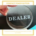 thumbnail image 2 of EeaseCA Delicate Poker Button Convenient Game Dealer Wear-resistant Poker Dealer Poker Accessory, 2 of 7