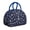 Blue-47, variant on Anchor and Compass Print Lunch Box for Women, Seaside Travel Theme with Marine Life and Waves, Durable Leakproof Insulated Tote for Everyday Use
