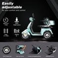 thumbnail image 5 of Xmatch Heavy Duty Medical Electric Mobility Scooter 4-Wheel 3 Speed with Rear Lockbox Adjustable Seat & Universal Adjustment Backrest, 5 of 12
