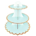 thumbnail image 2 of SPRING PARK 3-Tier Round Cardboard Cupcake Stand for Cupcakes Perfect for Boy Birthday Baby Shower Party Supplies, 2 of 7