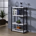 thumbnail image 3 of ACME Jurgen Bookshelf in Antique White and Black, 3 of 5