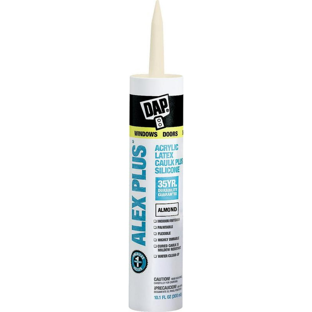 Dap 18130 11 Oz Almond Alex Plus® Acrylic Latex Caulk With Silicone