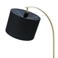 thumbnail image 6 of Teamson Home Floor Lamp USB Port & Wooden Table Black Modern Lighting VN-L00071B, 6 of 10