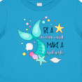 thumbnail image 4 of Inktastic Be a Mermaid Make a Splash Blue Mermaid Tail Boys or Girls Baby T-Shirt, 4 of 5