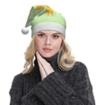 thumbnail image 5 of Lsque Pikmin Print Santa Hat Christmas Hat Funny Christmas Hat Christmas Knitted Beanie Hat For Men Women Adult, 5 of 7