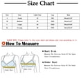 thumbnail image 3 of Xihbxyly Bras for Women Full Coverage Wirefree Sports Bralette Strappy Everyday Wear Bra Comfort Stretch Underwear Plus Size Sports Bras for Women, 3 of 3