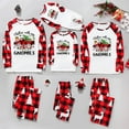thumbnail image 2 of Festive Gnome Family Matching Christmas Pajamas Red Plaid Saying “Chillin’ With My Gnomies”, Holiday Sleepwear Set for Adult Kid Baby Dog, 2 of 7