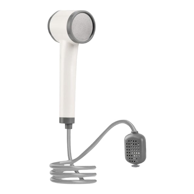 Ducha portátil para acampar al libre, práctica, eléctrica, multiusos, recargable, con pantalla LED, para playa, viajes, mascotas y exteriores.