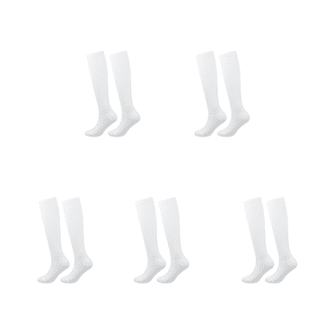 AUQ 5Pcs Compression Socks for Men,Breathable Comfortable Compression Socks for Men,High-Elastic Calf Compression Sleeve for Enhanced Support