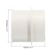 thumbnail image 2 of Uxcell 4 Inch Backdraft Damper, PVC Ducting Hose Airflow Insert Shutter, One-Way Draft Stopper for Kitchen Fans, 2 of 6